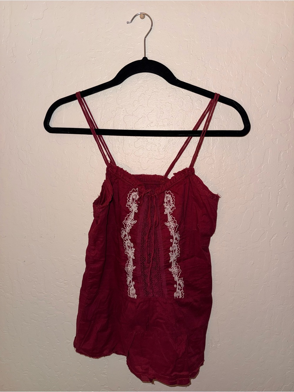 Mossimo Women’s XS Cami Tank Tops Bundle Brown & Burgundy Boho Y2K